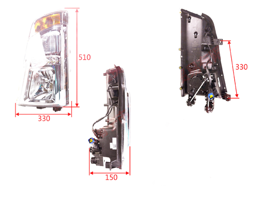 Đèn mặt trước xe tải nhẹ Tongshuai 12V/24V Đèn mặt trước cho bao bì tiêu chuẩn hoặc tùy chỉnh