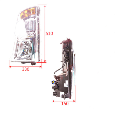 Đèn mặt trước xe tải nhẹ Tongshuai 12V/24V Đèn mặt trước cho bao bì tiêu chuẩn hoặc tùy chỉnh