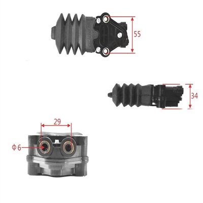WG1642440051 Valve điều khiển Cabin Airbag Seat Height Position Valve làm bằng cao su và thép